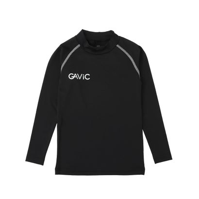 ガビック GAViC ストレッチインナー長袖ハイネック子供 （BLK/SLV）【交換・返品不...