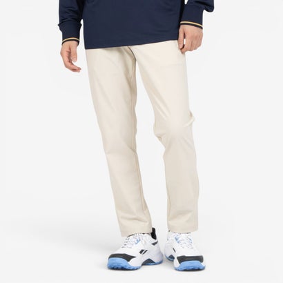 ◇日本人モデル：身長175cm C85 W80 H90 体重61kg/モデル着用サイズMReebok GOLFすっきりとしたシルエットで仕上げたゴルフパンツ。無駄のないシンプルなデザインで、さまざまなトップスと合わせやすい一着です。ポケット付きで実用性もあり、ラウンド中の小物収納にも便利。動きやすく快適なはき心地で、ゴルフシーンを中心に幅広く活躍します。●透け感: あり●伸縮性: あり●ポケット: あり●ウエストゴム: なし80年代に誕生したリーボックゴルフから、最新テクノロジーにアップグレードしたフットウェアとアパレルが登場。Reebok GOLF特設ページは※画像はサンプルのため、色味やサイズ等の仕様に変更がある場合がございます。※光の当たり具合や閲覧環境によって実際の色味と異なって見える場合がございます。※一部、素材情報の詳細などは商品写真で掲載している場合がございます。30X32/S : 【ウエスト】71cm / 【ヒップ】94cm / 【股上】22.5cm / 【股下】80cm32X32/M : 【ウエスト】76cm / 【ヒップ】98cm / 【股上】23.5cm / 【股下】80cm34X32/L : 【ウエスト】81cm / 【ヒップ】102cm / 【股上】24.5cm / 【股下】80cm別カラーはこちら！ ブラック