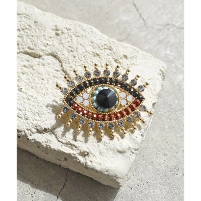 スタイロ styiro アンティークアイビジューブローチ (ゴールド)