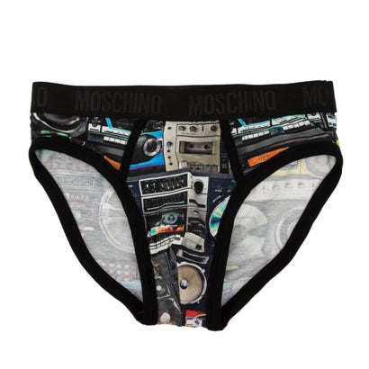 モスキーノ アンダーウェア Moschino Underwear PRINT BRIEF【返品不可商品】 （STEREO）