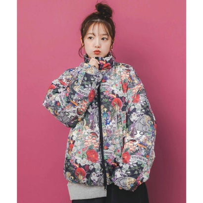 スカラー ScoLar 2デザイン展開シンサレート中綿ブルゾン （グリーン）