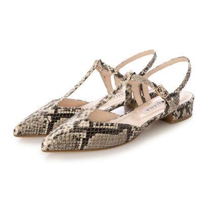 ダイアナ DIANA Tストラップシューズ （ベージュ合皮スムース）