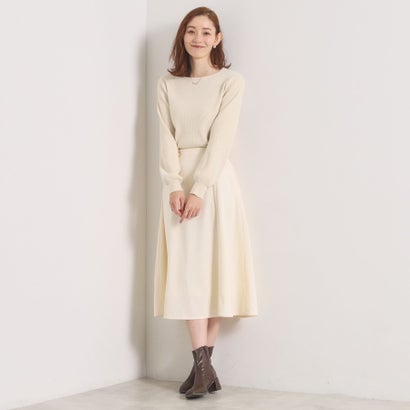 LOCOMALL（ロコンド公式ストア）のイッツデモ ITS'DEMO 【毛玉防止／洗濯機OK】ボートネックモールニット （ベージュ(052)）｜アングル3