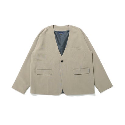 クリフ メイヤー KRIFF MAYER ノーカラージャケット （GREIGE）