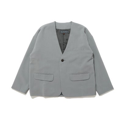 クリフ メイヤー KRIFF MAYER ノーカラージャケット （GRAY）