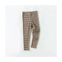 ブランシェス branshes 【WEB限定/DRC】裾メロウリブレギンス (93:ブラウン_ボーダー)