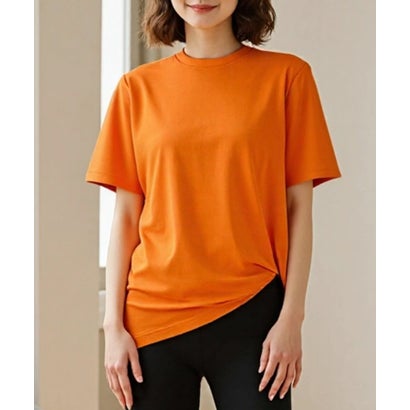 ユナイテッドアスレ United Athle 吸水速乾！UVカット！ 4.1オンス ドライアスレチック Tシャツ ランニング ジム ヨガ フィットネス 5900 （オレンジ）