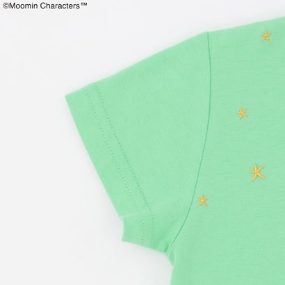 クレードスコープ kladskap 【MOOMIN】ムーミンと夜空半袖Tシャツ （エメラルド グリーン）