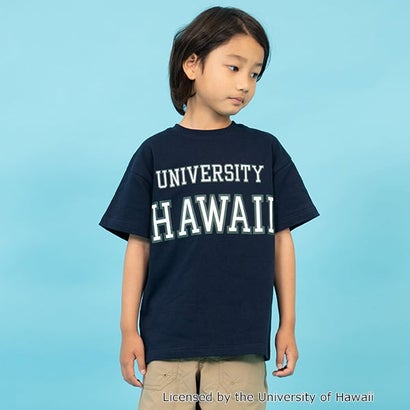 T-Shirts （Short Sleeve） - グラソス GLAZOS 【SKIT0LY】【接触冷感】ハイクールコットン・ハワイ大学半袖Tシャツ （紺）