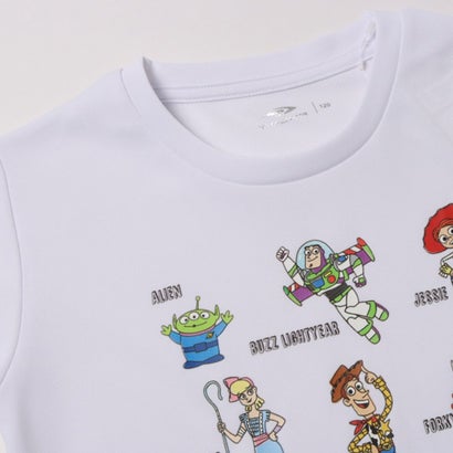 ディズニー Disney ジュニア 半袖機能Tシャツ ICOOL 遮熱UV グラフィックTシャツ トイストーリー TRDN-9C41096TS （ホワイト）
