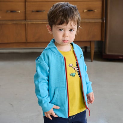 クレードスコープ kladskap ジップアップパーカ （ライト ブルー）