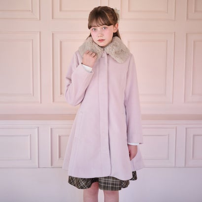 メゾピアノジュニア mezzo piano junior ティペットつきコート （ライト ピンク）