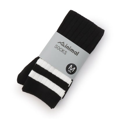 Socks, Tights, Spats - ミニマル minimal ニーハイソックス （黒）