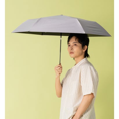 キザワ KIZAWA 自動開閉 折りたたみ傘 日傘 晴雨兼用 完全遮光 軽量 6本骨 53cm〜urban〜 （グレー）