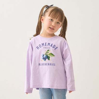 リセマイン Lycee mine 【速乾・UV・型崩れしない】アソートフルーツプリントパフAラインTシャツ【Lycee mineバレエシリーズ】 （ラベンダー）