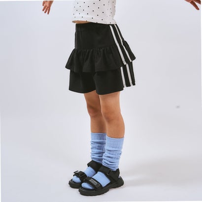 Long-Trousers, Trousers - ミニマル minimal カットソーティアードスカパン （黒）