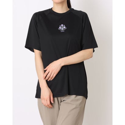 アディダス adidas レディース 半袖機能Tシャツ SPORTYCHIC FLOWERS グラフィックTシャツ KG9782 （BK）