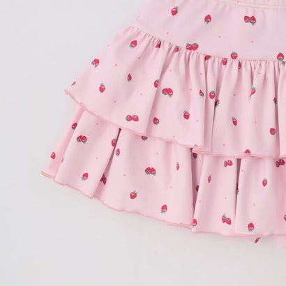 リセマイン Lycee mine 【SWIM】【UVカット】ティアードトップス・ティアードスカートセパレート水着【返品不可商品】 （黒）
