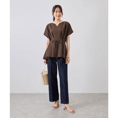 ロペピクニック ROPE' PICNIC ハートネックブラウス/接触冷感 （ネイビー（40）） locondo-13482581 LOCOMALL(ロコンド公式ストア) サンプル画像2