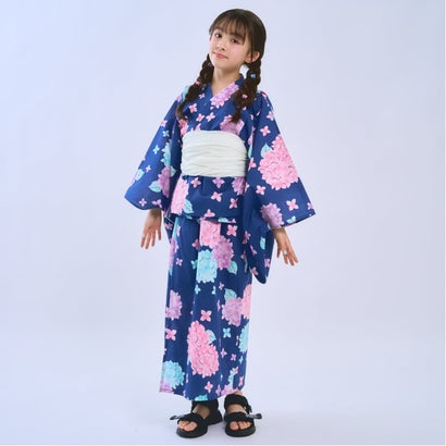 Yukata （Boys） - ミニマル minimal 【浴衣】ワンピースゆかた （紺）