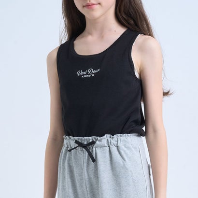 Camisoles - ポンポネットジュニア pom ponette junior 【抗菌・接触冷感】カップつきタンクトップ （黒）