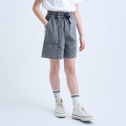 ポンポネットジュニア pom ponette junior 【GOOD PRICE】カットソーデニムショートパンツ （チャコール）