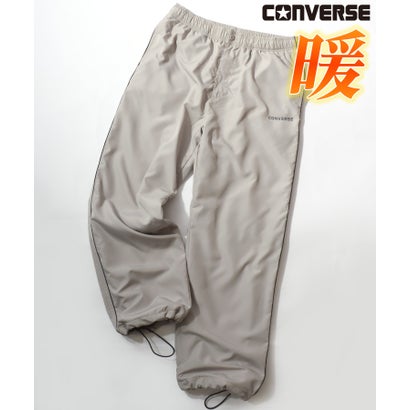 コンバース CONVERSE 軽量 裏フリース 裏起毛パンツ ボトムス メンズ 前開き イージーパンツ 秋冬 あったかい 暖パン■ポイント軽量ながらも保温性に優れた裏フリース仕様のパンツ。肌あたりの良い素材が快適な穿き心地を叶え、動きやすさも抜群です。ウエストはドローコード付きでフィット感を調整可能で前開きのファスナーもうれしいポイント。シンプルなデザインで、トレーニングからリラックスタイムまで幅広く活躍します。■CONVERSE/コンバース1908年、アメリカ・マサチューセッツ州で創業したスニーカーブランド。オールスター・ジャックパーセルといったスニーカーの雛形とも言えるモデルを多く開発し、日本そして世界中で愛されている。CONVERSEのアパレルアイテムやバッグは、シューズが日本で広まった後に製造された。当初はカジュアルアイテムとして国内有名ショップで販売されていたが、近年のスポーツ・ストリートファッションの流行で人気が沸騰。国内の高級百貨店にもオンリーショップを構えるなど、ブランドが高く評価されている。▽お買い物をお楽しみいただく為に■商品のお気に入り登録（ハートマークをクリック）完売カラーの再入荷通知や、在庫ラスト1点の通知、セールの通知を受け取ることができます。■ブランドのお気に入り登録新商品がUPされたり売り切れ商品が再入荷したときなど、いち早くブランドのお得な情報を受け取ることができます。※掲載画像の商品の色味は、サンプル撮影であることや屋外や屋内の光の照射や角度により実物と色味が異なる場合がございます。また表示のサイズ感と実物は若干異なる場合もございますので、予めご了承ください。カラー展開：ブラック/ネイビー/カーキ/チャコールサイズ展開：M/L/LL別カラーはこちら！ ブラック　ネイビー　グリーン(カーキ)　グレー(チャコール)