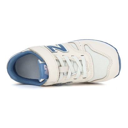New Balance Kids Junior Sneaker Y373 V2 Vanguard Wizard Top Strap 75U Beige Azul Zapatos deportivos Zapatos infantiles (Beige/Azul) — vista 3