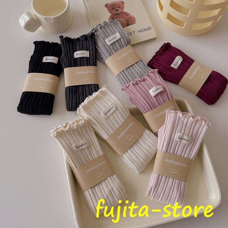 シースルーソックス 夏用 透け 涼しい レディース 2足セット 薄手 クルーソックス 脱げない 通気性 靴下 汗吸収 伸縮性 女子力 高校生 大学生(4)