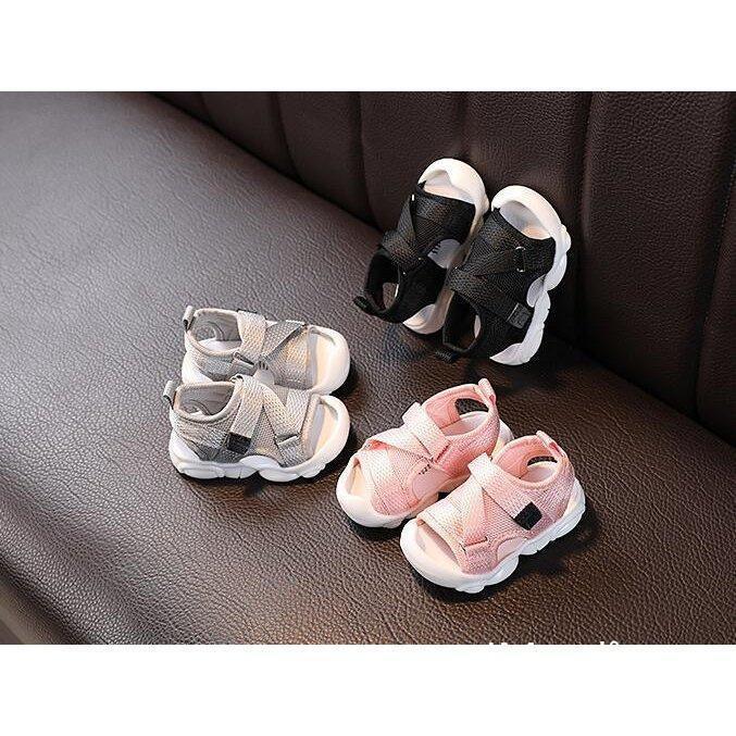 ベビーサンダル キッズシューズ 子供靴 ファーストシューズ 柔らかい 滑り止め つま先保護 幼児用 軽量 男の子女の子 通気 春 夏 出産祝い 通園履き