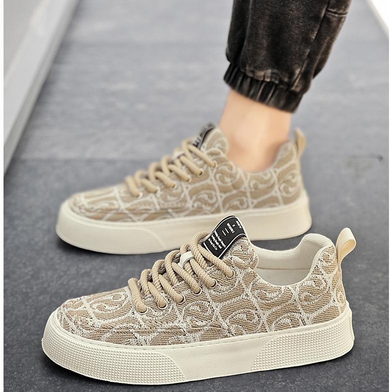 靴 メンズ キャンバス スニーカー プリント おしゃれ 靴 夏 カジュアル 通気 履きやすい シューズ