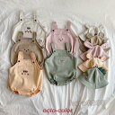 サロペット 赤ちゃん ベビー服 ロンパース 夏用 子供 クマ 綿 コットン 女の子 男の子 可愛い 幼児 春服 お祝い プレゼント 孫 お出掛け服 キッズ 衣装