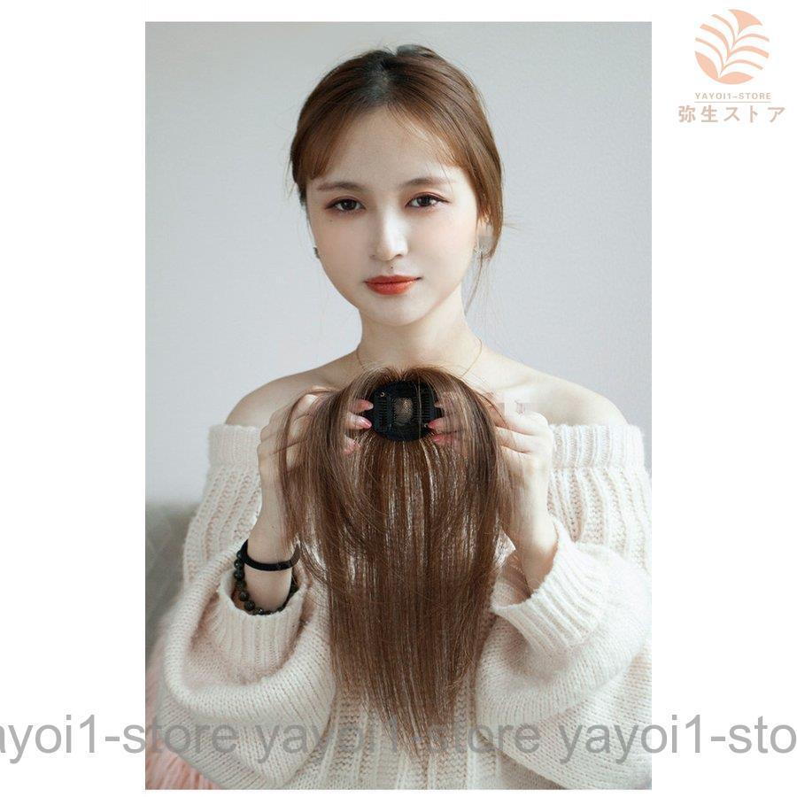 2color 3D構造部分ウィッグ ヘアピース 女性 100％人毛 ウイッグ かつら 付け毛 総手植えシルク絹スキ..