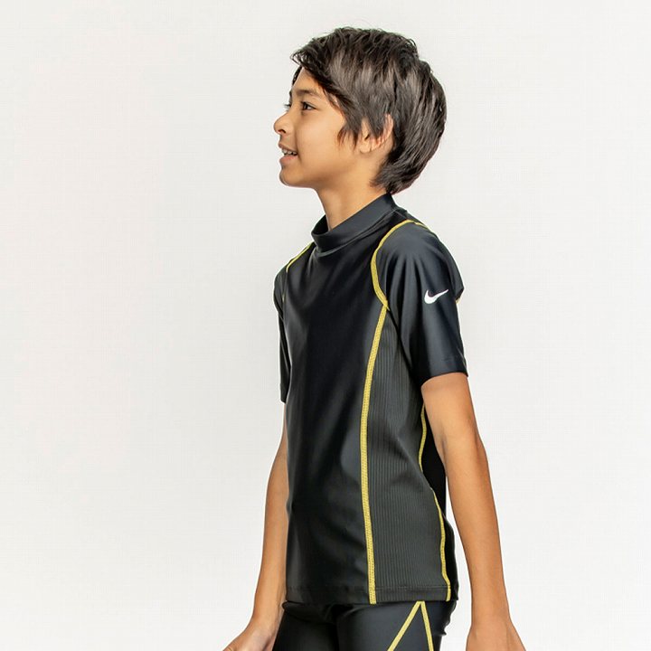 ナイキ ラッシュガード キッズ 男の子 半袖 水着｜スクール用 紫外線防止 UPF50+