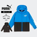 プーマ ウインドブレーカー ジャケット キッズ ジュニア 男の子 女の子 春 アウター puma おしゃれ 春夏秋 黒 青 子供用 こども ウィンドブレーカー 140cm 150cm 160cm 小学生 小学校 中学生 中学校 スポーツウェア 送料無料