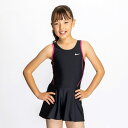 セール ナイキ スクール水着 女の子 キッズ 水着 ワンピース 子供 ジュニア 140cm 150cm 160cm 170cm 一体型 無地 裏地付き 透けない こども 小学生 中学生 キュロットスカート パンツ NIKE プール 水泳 女子 紺 黒 スイムウェア スイムウエア かわいい おしゃれ 送料無料