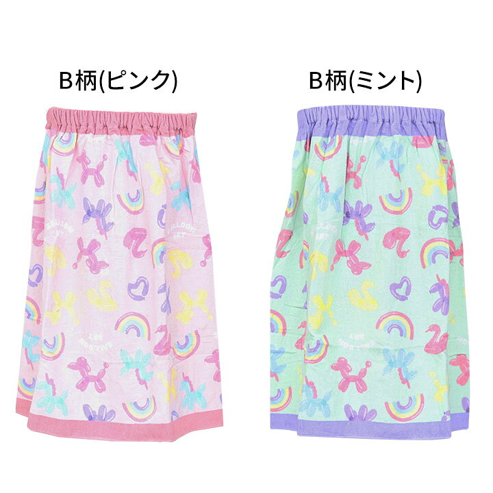 LOC SHOPのラップタオル 小学生 女の子 スイミング 60cm ベビー キッズ 巻きタオル プール 海水浴 水泳小物 幼稚園 保育園 幼児 小学生 子供 可愛い プール授業 水遊び 女児 おしゃれ 60cm丈 綿100% スイカ イチゴ 送料無料 売尽し｜アングル3