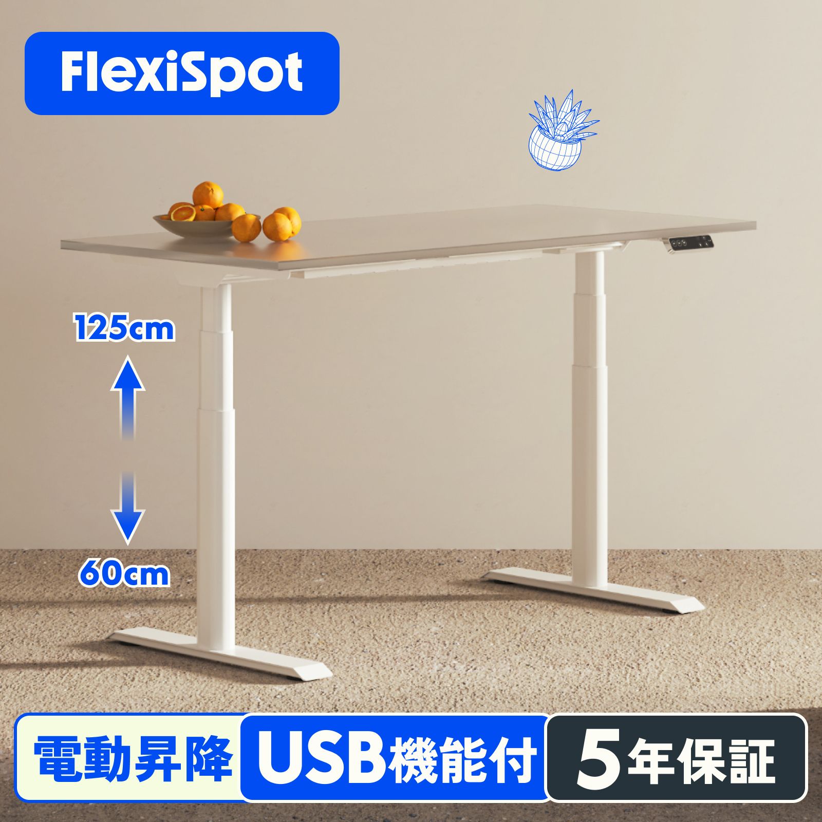 昇降デスク 昇降テーブル 昇降式デスク Flexispot E8