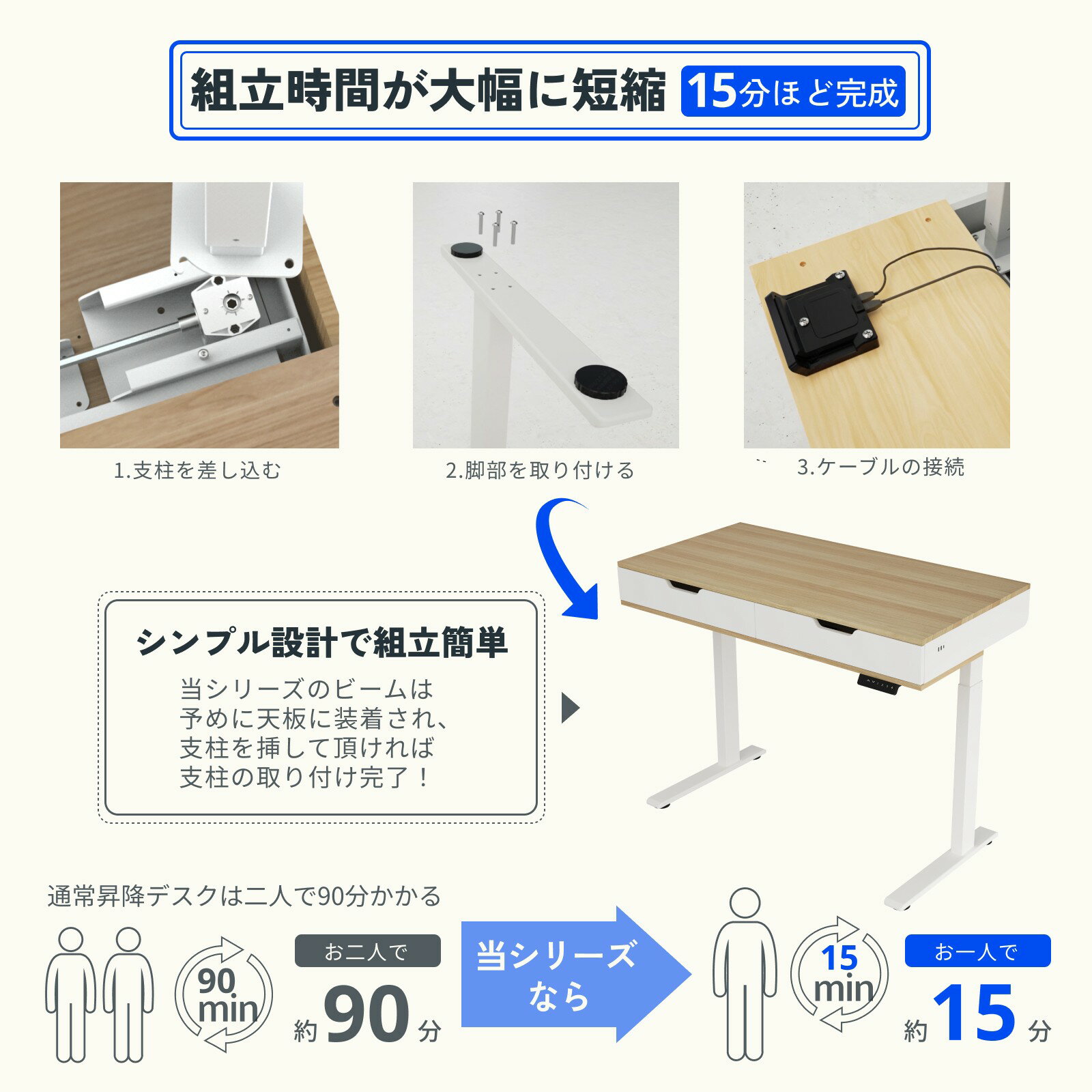 デスク 引き出し 収納 昇降 高さ調節 昇降デスク 昇降式デスク 電動 FlexiSpot ud4 オフィスデスク スタンディングデスク 学習机 シンプル 立ち机 昇降デスク 昇降テーブル 昇降式テーブル パソコンデスク 電動デスク 高さ調整 幅120 2