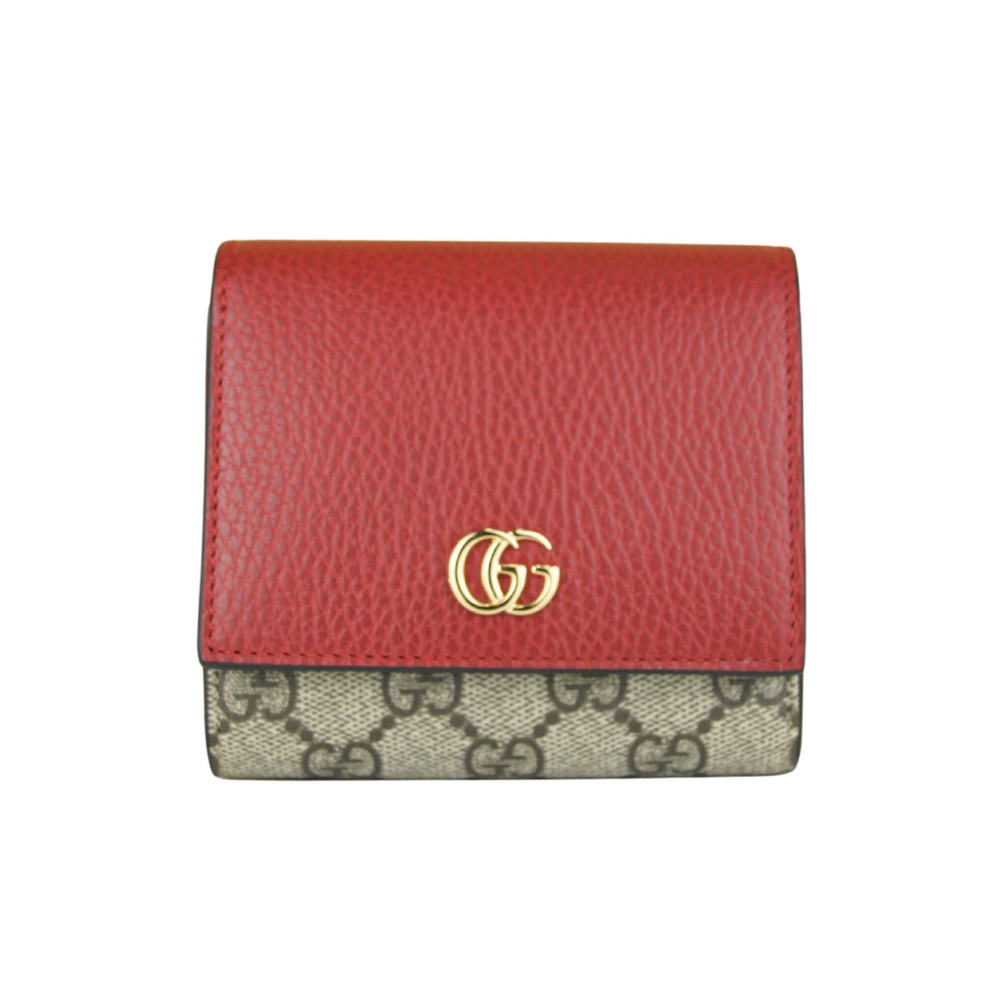 楽天市場】グッチ 財布 二つ折り（カラーレッド）（バッグ・小物