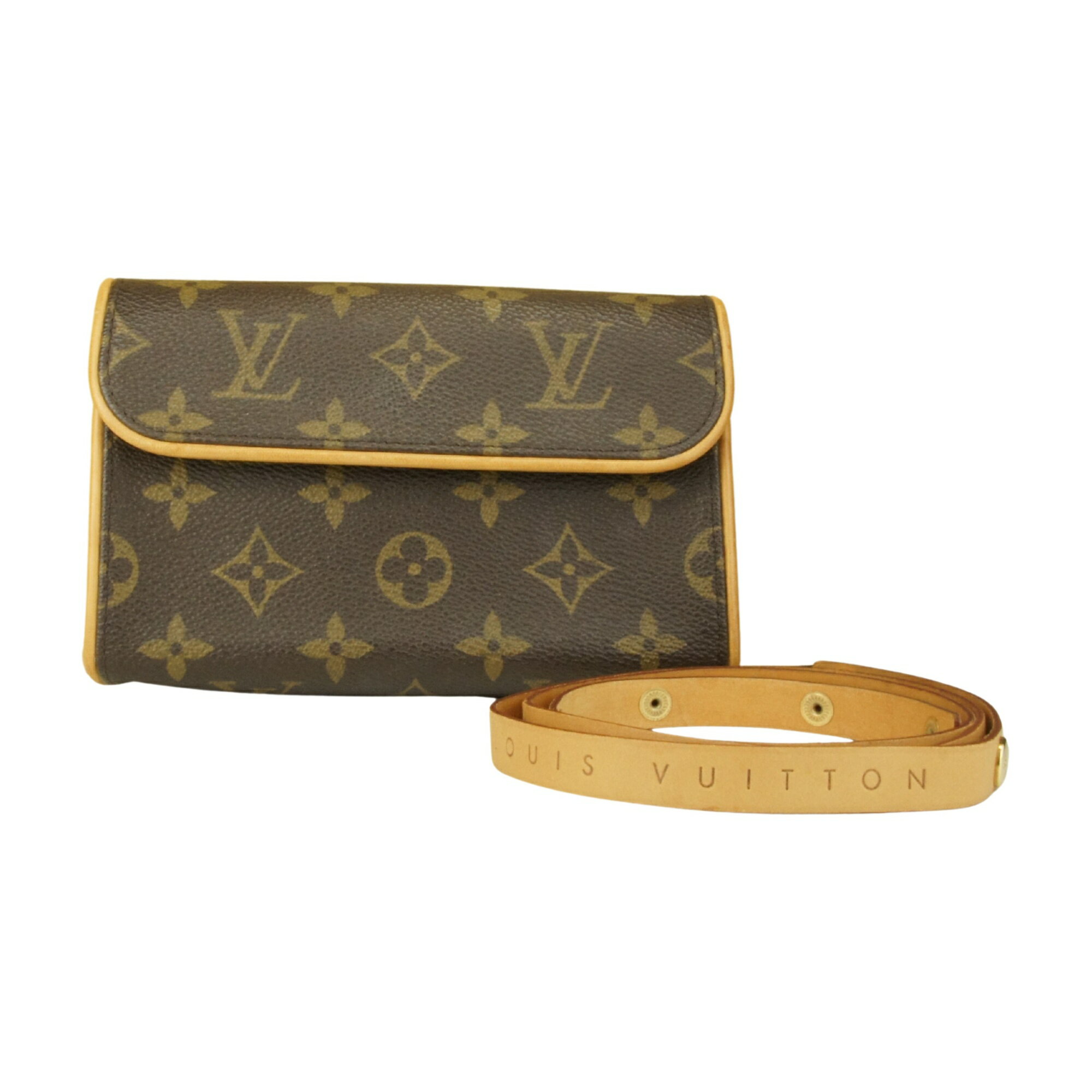 乐天商城 - LOUIS VUITTON ルイヴィトン ポシェットフロランティーヌ モノグラム M51855 ウエストバッグ レディース 中古 レディース ブランド