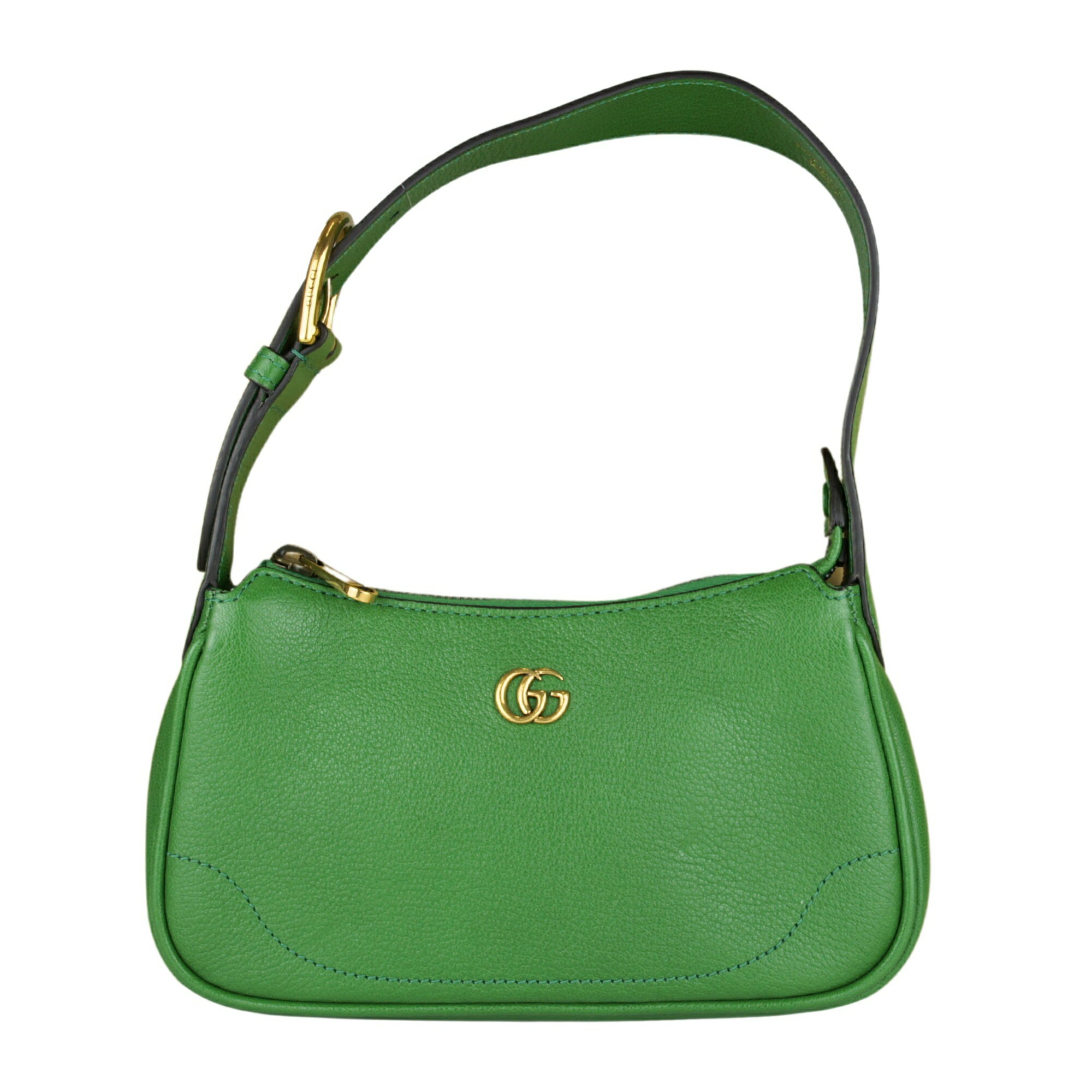 乐天商城 - GUCCI グッチ アフロディーテ スモール レザー ショルダーバッグ グリーン 739076 GGマーモント ミニショルダーバッグ ワンショルダーバッグ ハンドバッグ レザー レディースバッグ APHRODITE