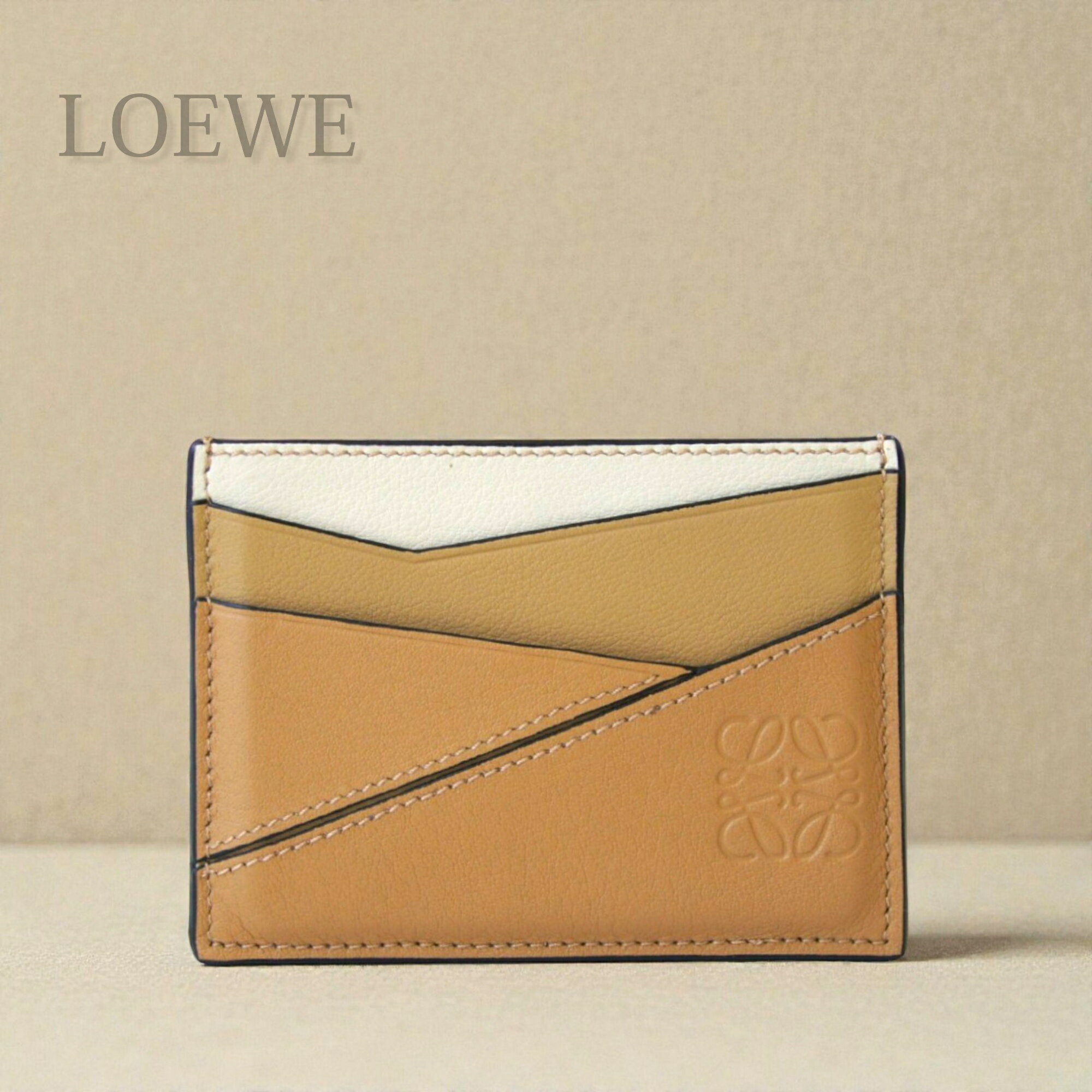 Rakuten - 【中古】LOEWE ロエベ パズル カードケース レディース ブラウン 茶 レザー 本革 102142 パスケース 定期入れ コンパクトウォレット ミニ財布 ビジネス 通勤 人気 上品