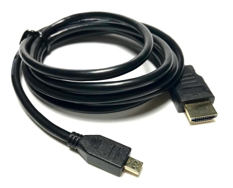 Access 【 180cm 】Micro HDMI to HDMI 変換 ケーブル マイクロHDMI 4K 60Hz マイクロタイプD-タイプA オス-オス 1.8m テレビ デジカメ ビデオ アクションカメラなどに対応 AV10-OO180