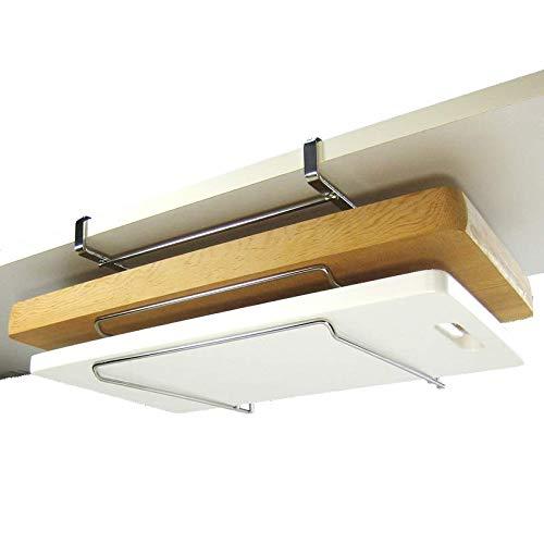 吊り下げラック まな板ホルダー まな板スタンド 18-8ステンレス製 穴あけ不要 ネジ止め不要 日本製(3)