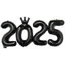 BTZO 数字 バルーン 風船 新年 2025 元旦 王冠 飾り付け 誕生日 ナンバー ハッピーバースデー 小さめサイズ ニューイヤー お正月 大晦日 忘年会 年始め 記念日 お祭り 卒業式 入学式 お祝い パ