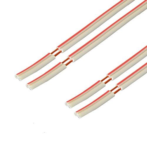 F-Factory スピーカーケーブル（先バラ－先バラ）5m×2本/C-077スピーカーケーブル5m（2本1組）高純度OFCを採用先端（先バラ 皮膜を剥いた状態　はんだ処理なし）外径φ2.5×2　最大幅　約5.1mm素線数/素線径　20/0.18（本/mm）、芯線20AWG(0.5sq)