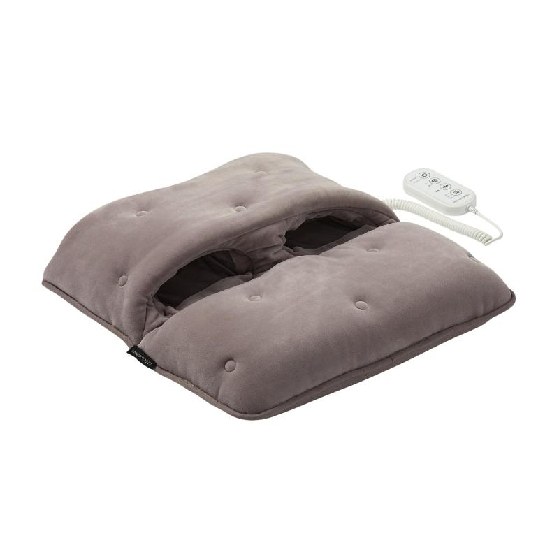 アテックス ATEX ボディケア用品 足 足裏 ヒーター 振動 あったか おやすみフットケア AX-HX123gr グレー