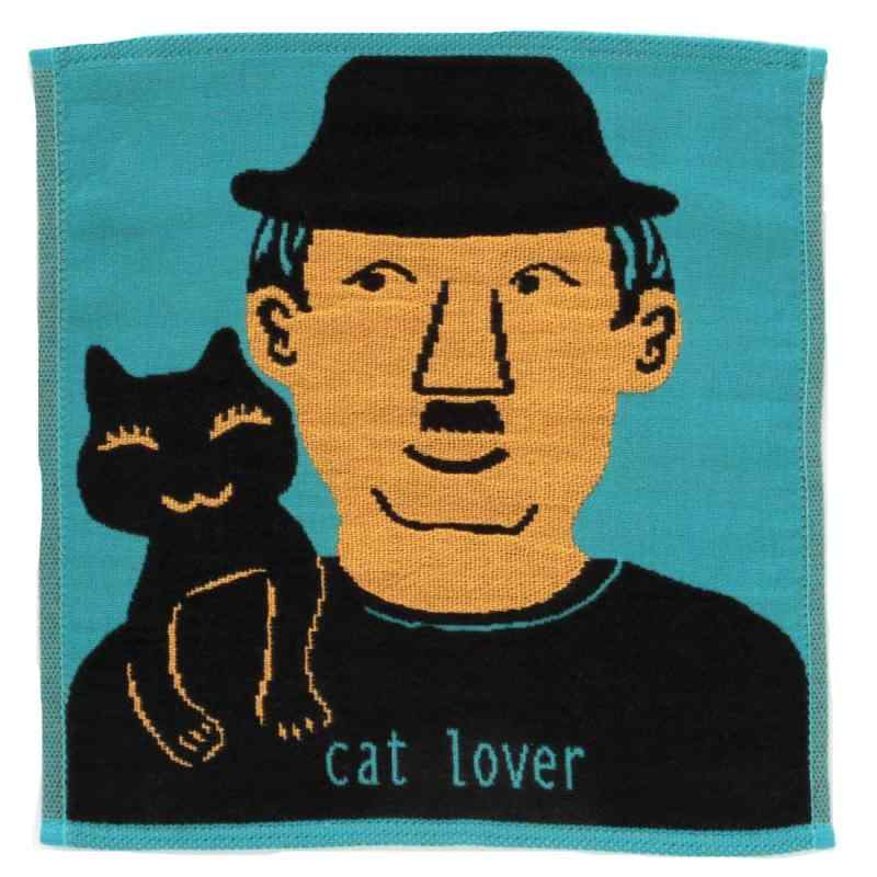 Rakuten - 【Atsuko Matano】 アツコマタノ ガーゼハンカチ cat lover (ブルー) 婦人 レディース タオル ハンドタオル 約25cm 000119-0008-01