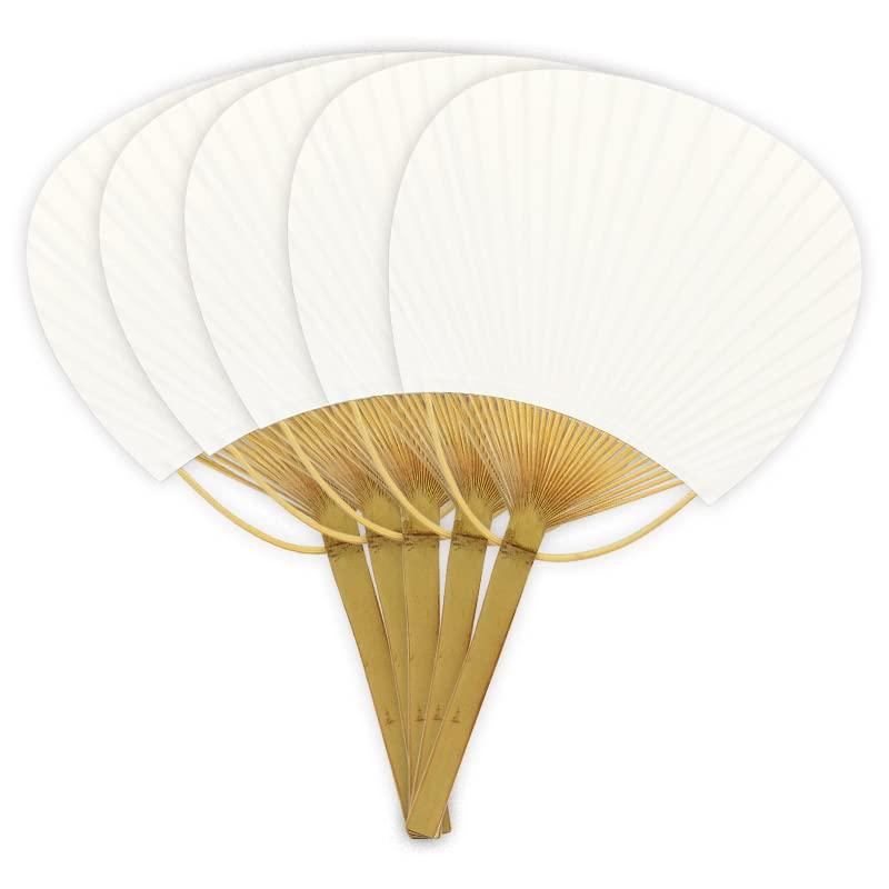 日本製 平竹うちわ 小 白 無地 5枚 縦330mm×横195mm（持ち手含む）丸亀うちわ